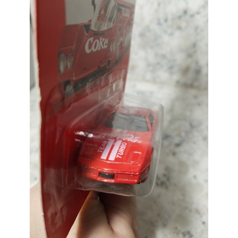 Vintage Coca-Cola Hartoy 1988‎ Die-Cast Metal Toy Vehicle Corvette Turbo Red NIP - Picture 5 of 10